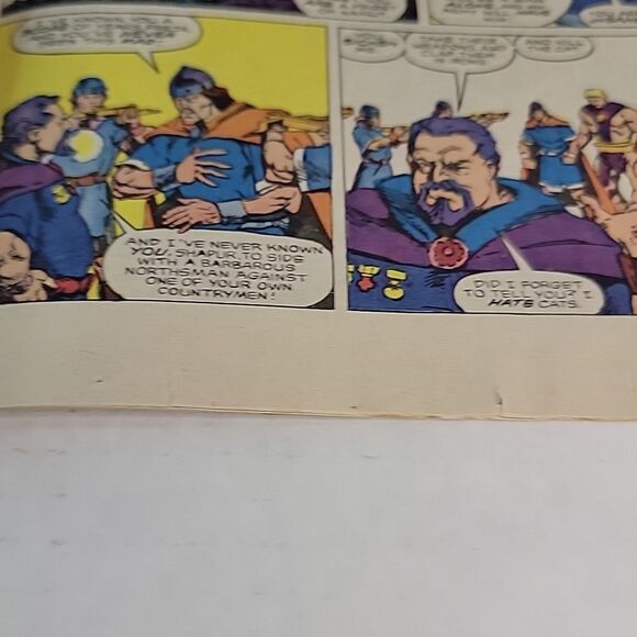 Conan the Barbarian #198 Newsstand - 1970 series Marvel comics VF minus Vintage - Picture 14 of 16